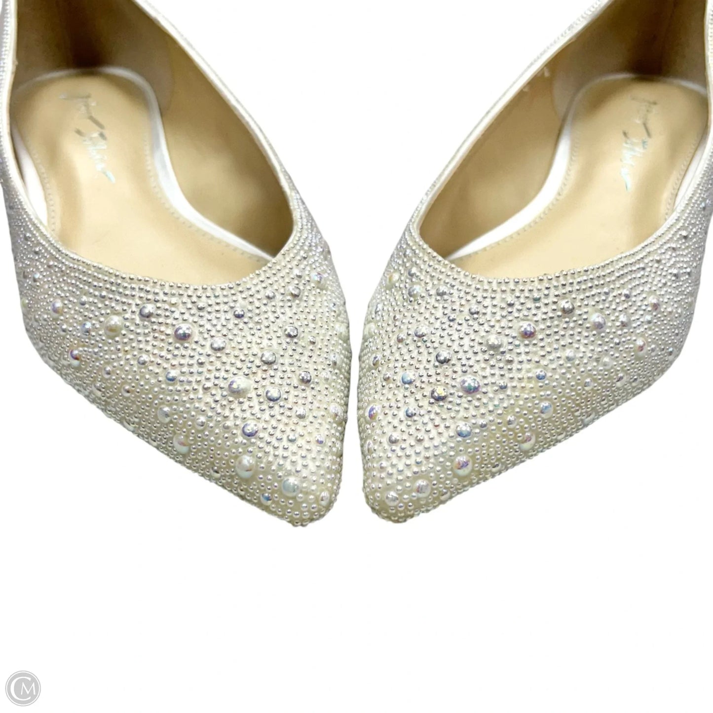 Shoes Flats By Betsey Johnson In White, Size: 8.5
