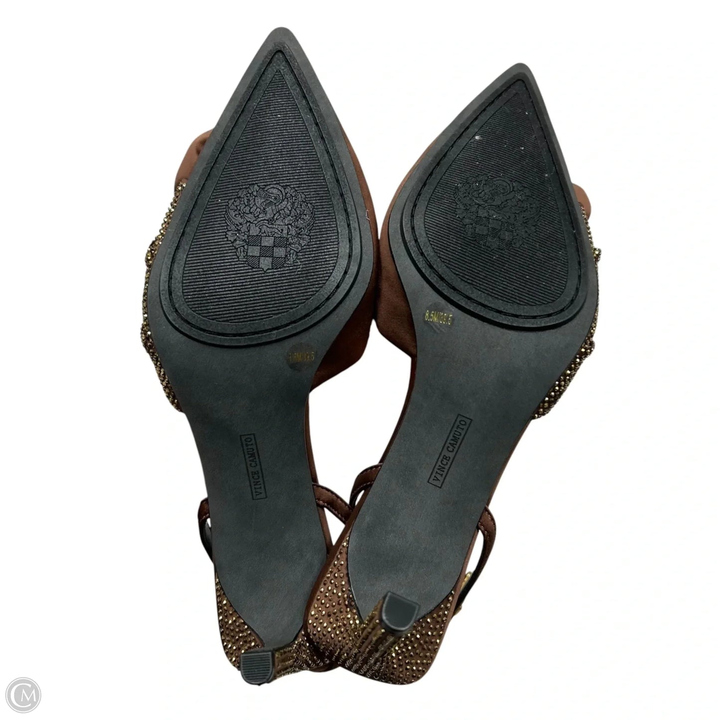 Shoes Heels Stiletto By Vince Camuto In Brown, Size: 8.5