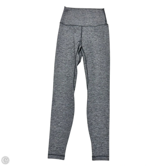 Athletic Leggings By Lululemon In Grey, Size: S