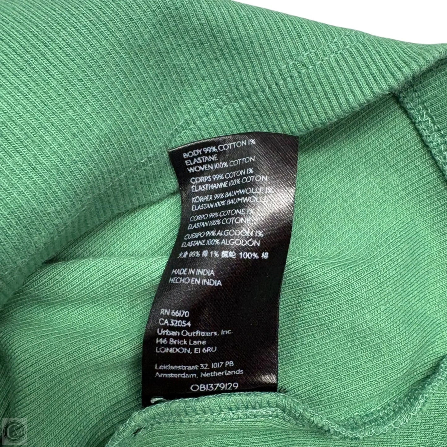 Top Short Sleeve By Maeve In Green, Size: L