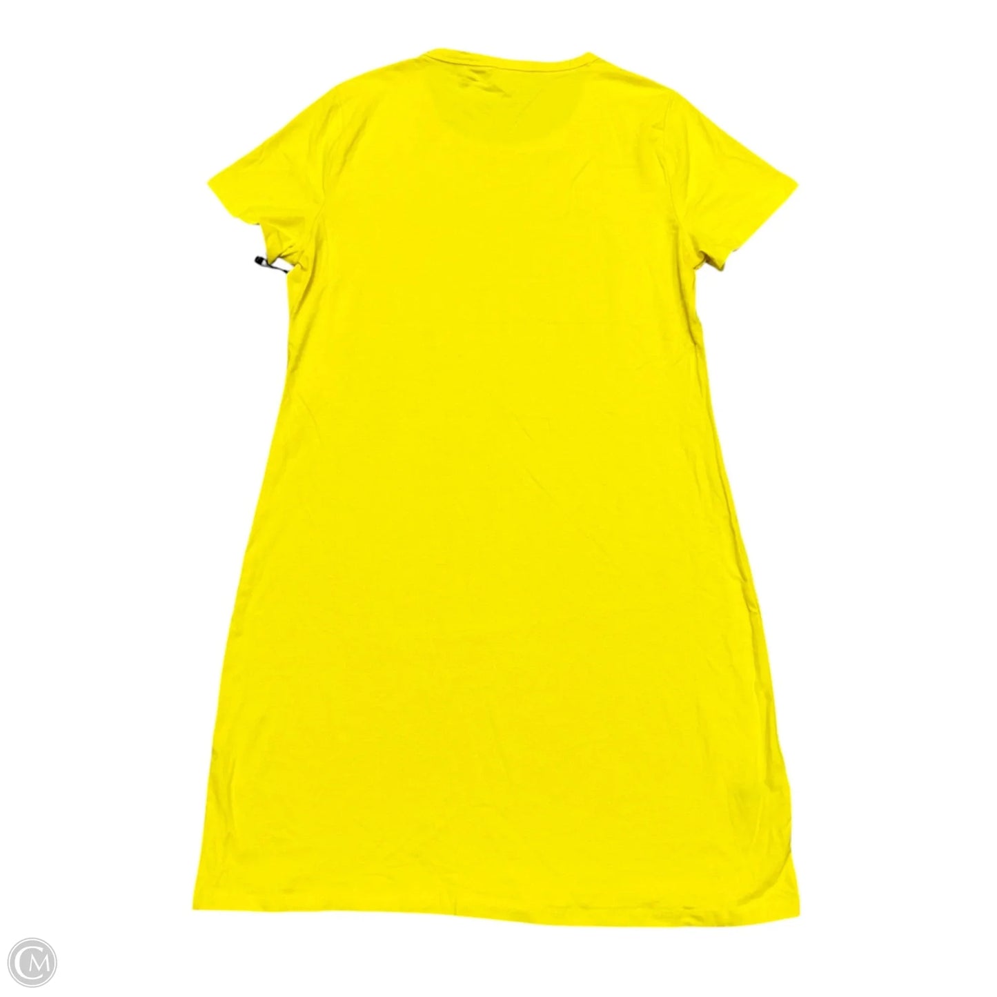 Dress Casual Short By Calvin Klein In Yellow, Size: L