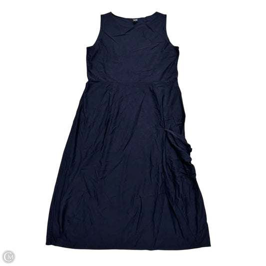 Dress Casual Maxi By Eileen Fisher In Navy, Size: Xl