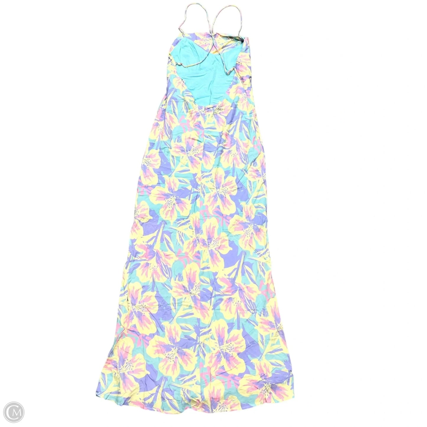 Dress Casual Maxi By Saints + Secrets In Purple & Yellow, Size: Xl