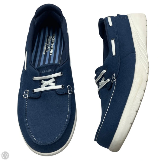 Shoes Sneakers By Skechers In Navy, Size: 9