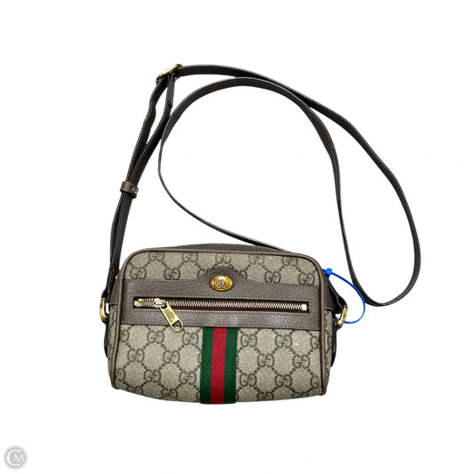 Crossbody Luxury Designer By Gucci, Size: Small