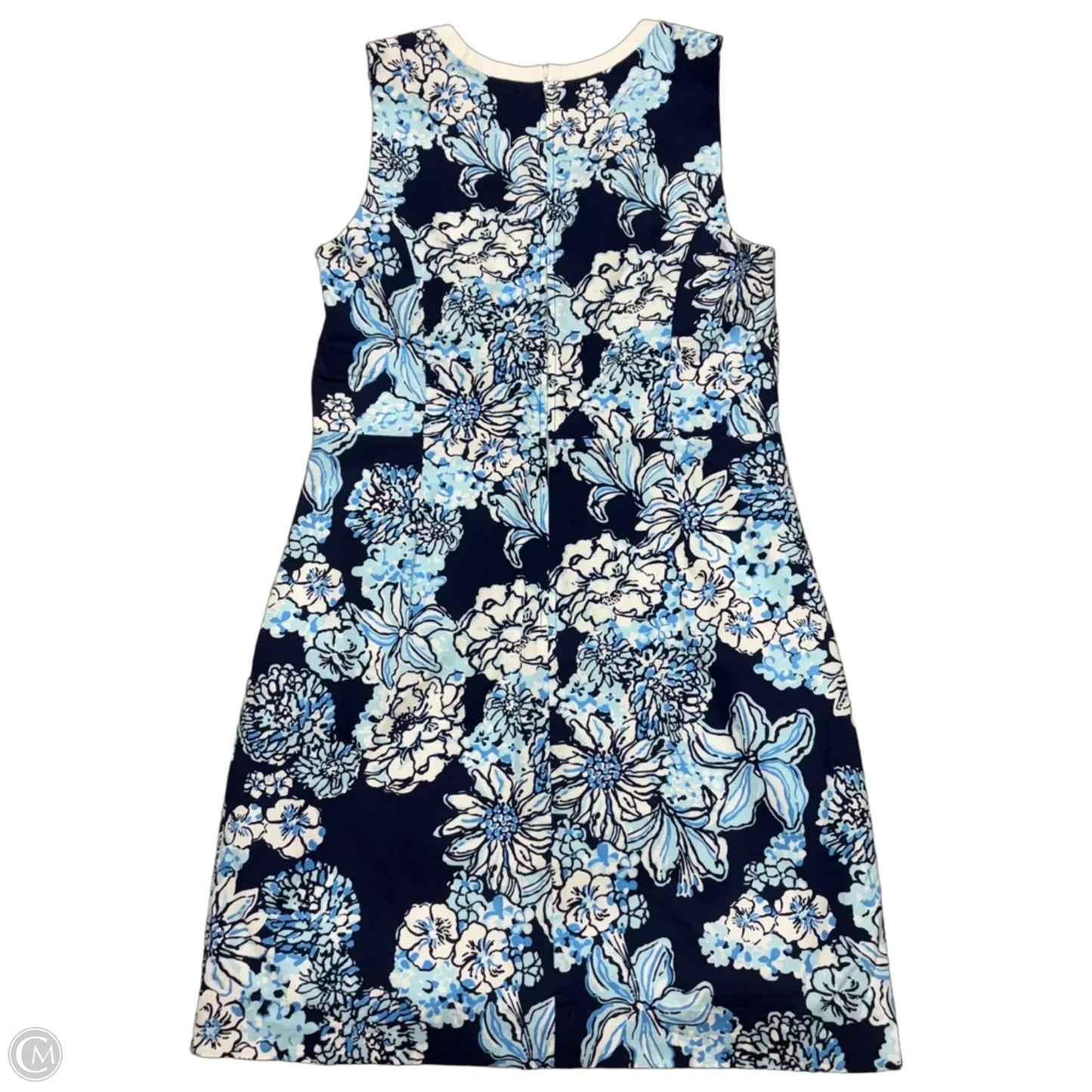 Dress Designer By Lilly Pulitzer In Blue & White, Size: S