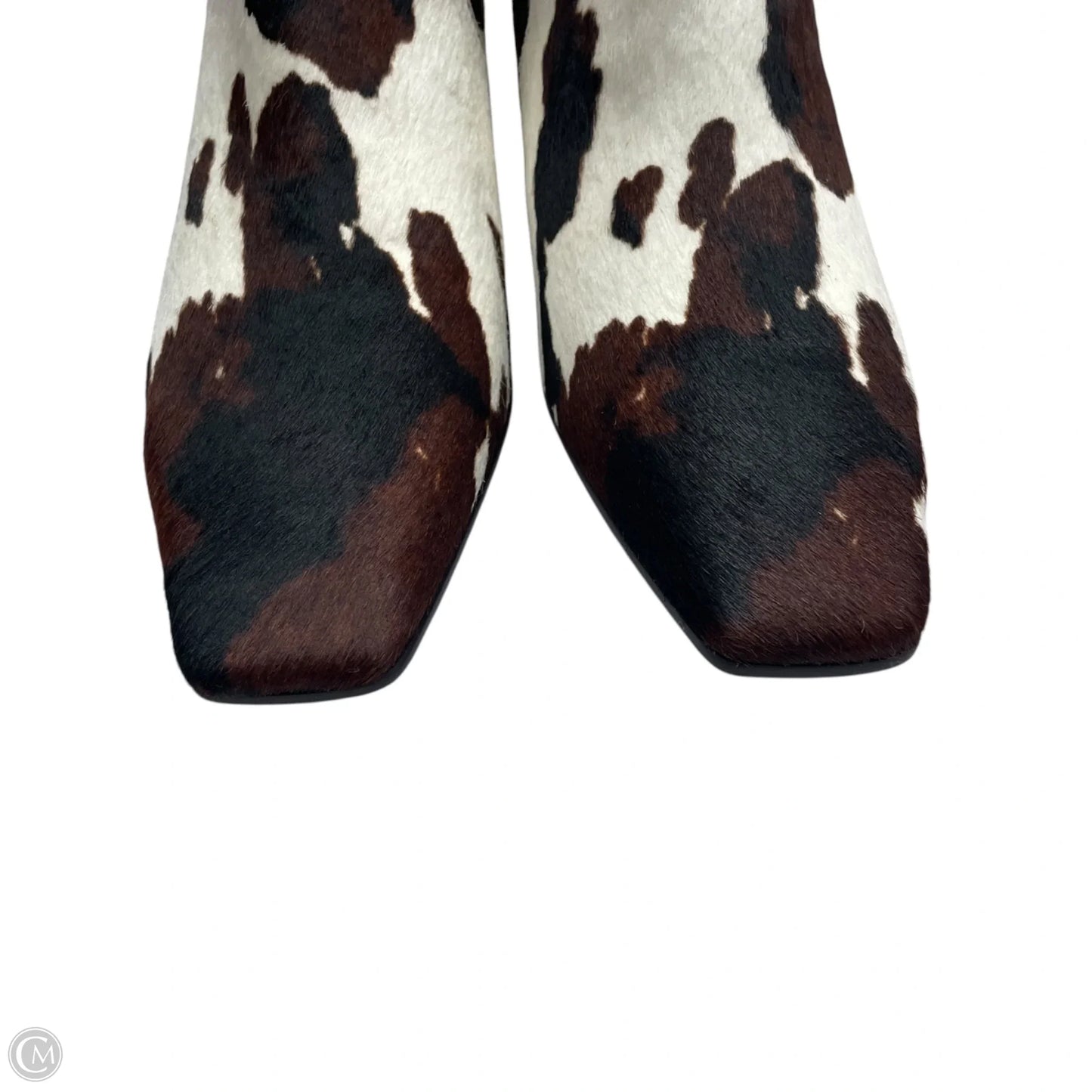 Boots Ankle Heels By Madewell In Brown & White, Size: 6.5