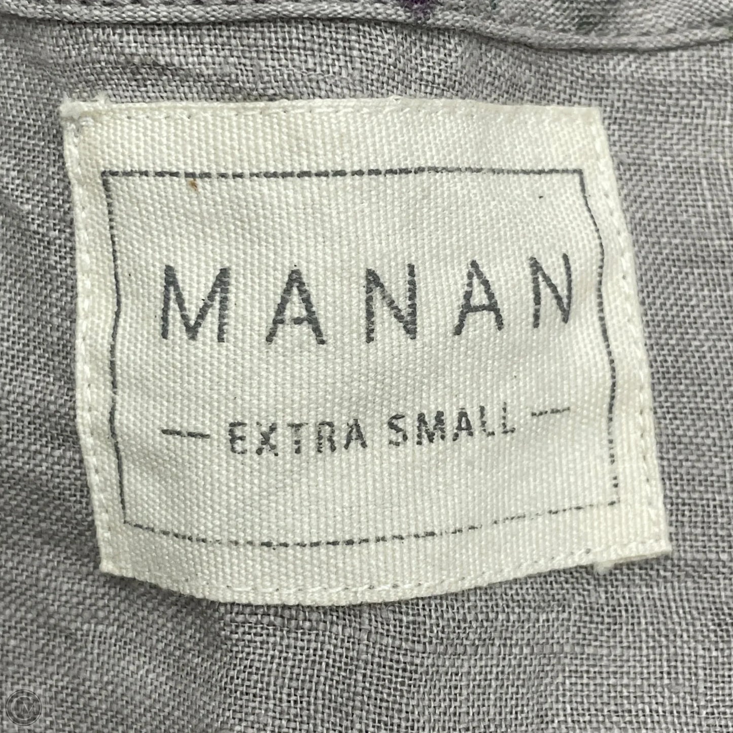 Dress Casual Midi By Manan In Grey, Size: Xs