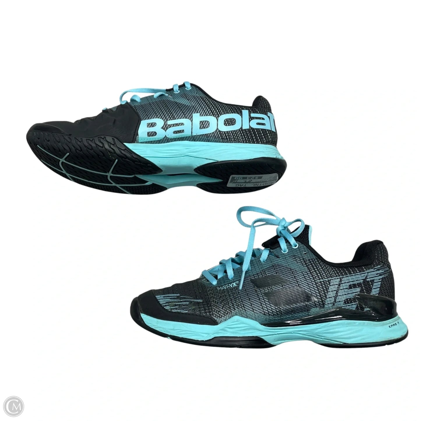 Shoes Athletic By Babolat In Black & Blue, Size: 10