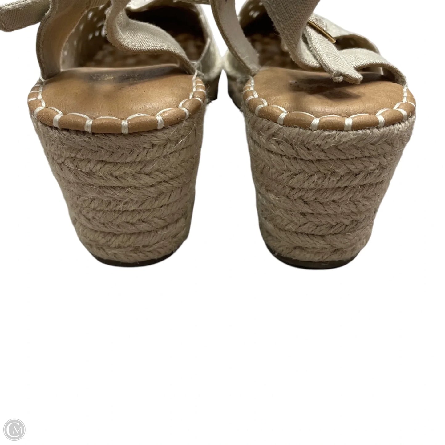 Shoes Heels Wedge By Tommy Bahama In Beige, Size: 8.5