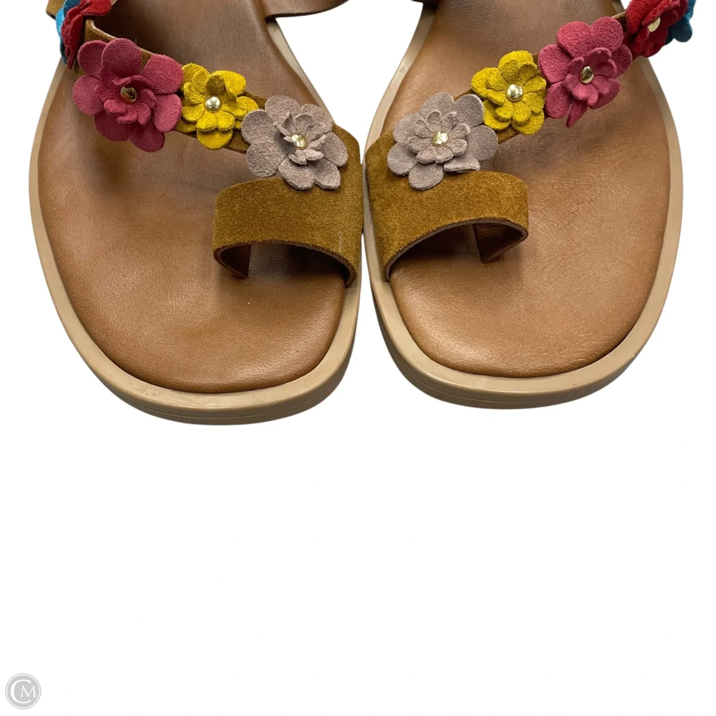 Sandals Flats By Sophia Milani In Floral Print, Size: 8.5