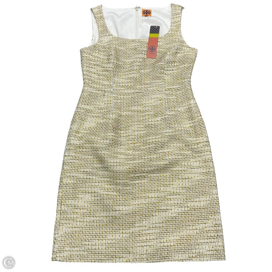 Dress Designer By Tory Burch In Cream & Yellow, Size: L