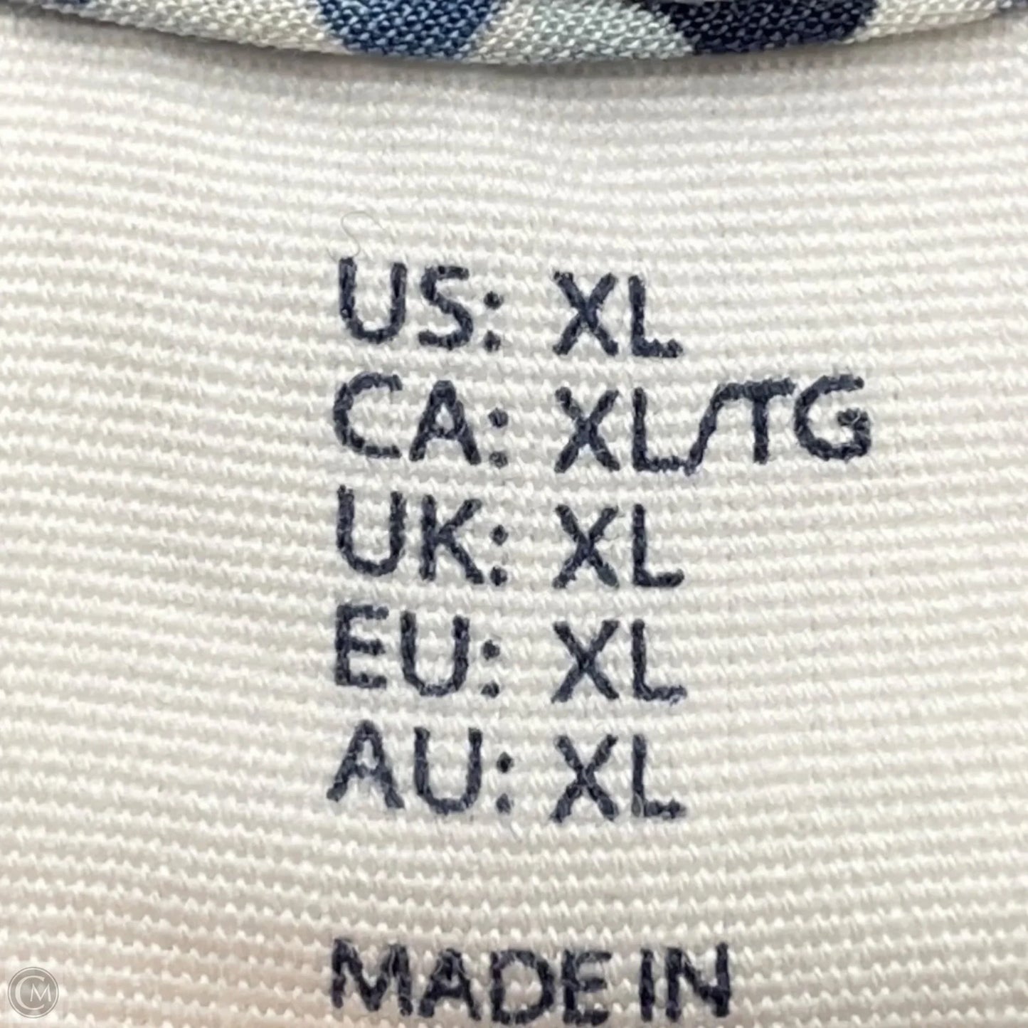 Dress Casual Maxi By Lucky Brand In Blue & White, Size: Xl