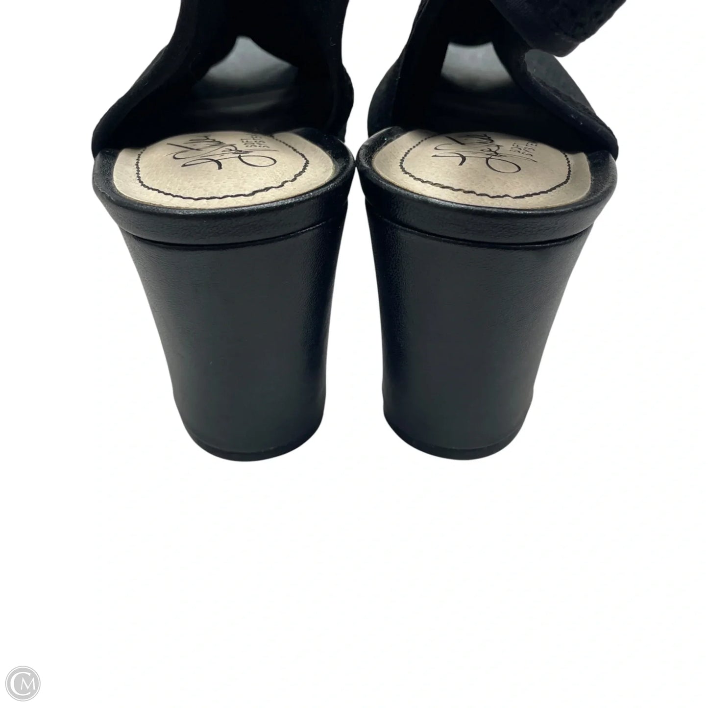 Sandals Heels Block By Life Stride In Black, Size: 7.5