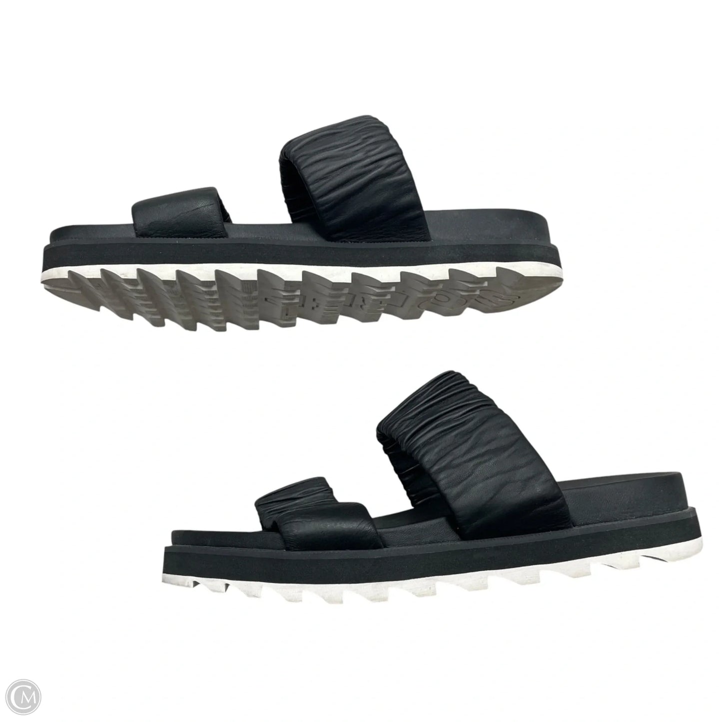Sandals Flats By Sorel In Black, Size: 10