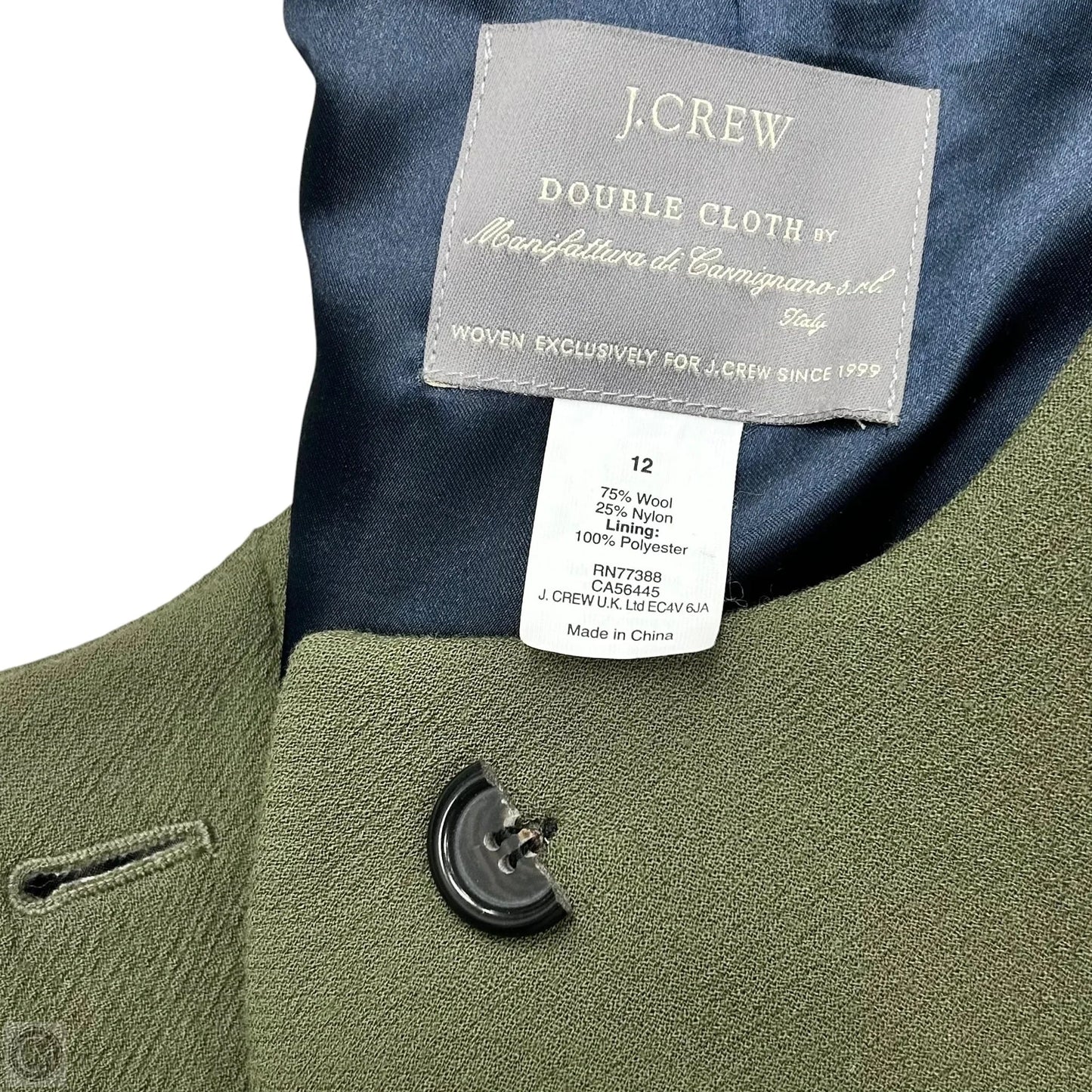 Jacket Other By J. Crew In Green, Size: L