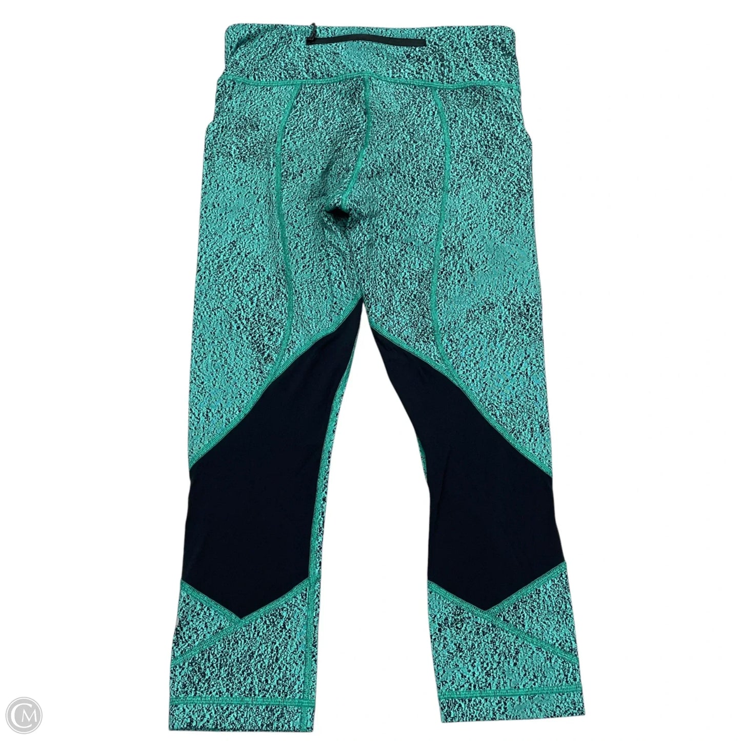 Athletic Leggings Capris By Lululemon In Aqua, Size: S