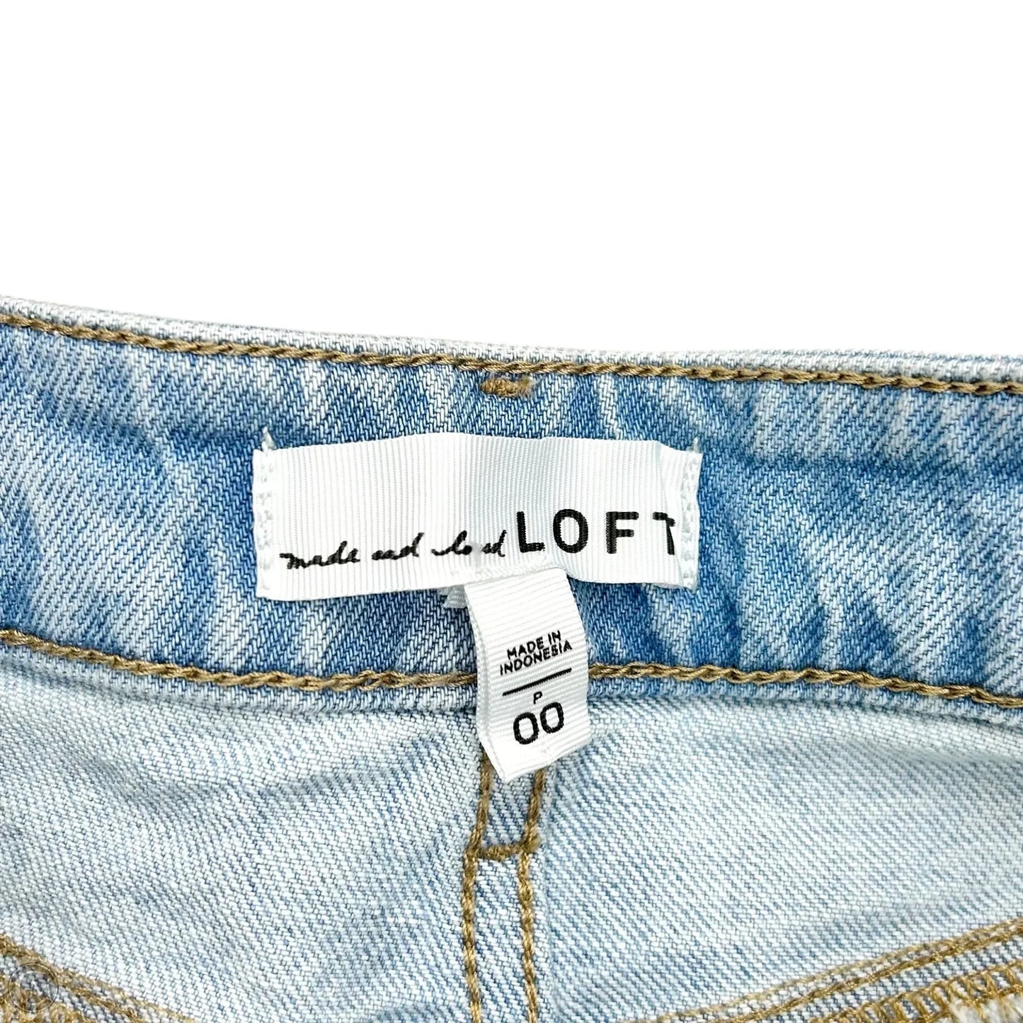 Skirt Maxi By Loft In Blue Denim, Size: 00p