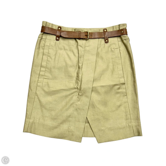 Skirt Designer By Isabel Marant In Tan, Size: Xs