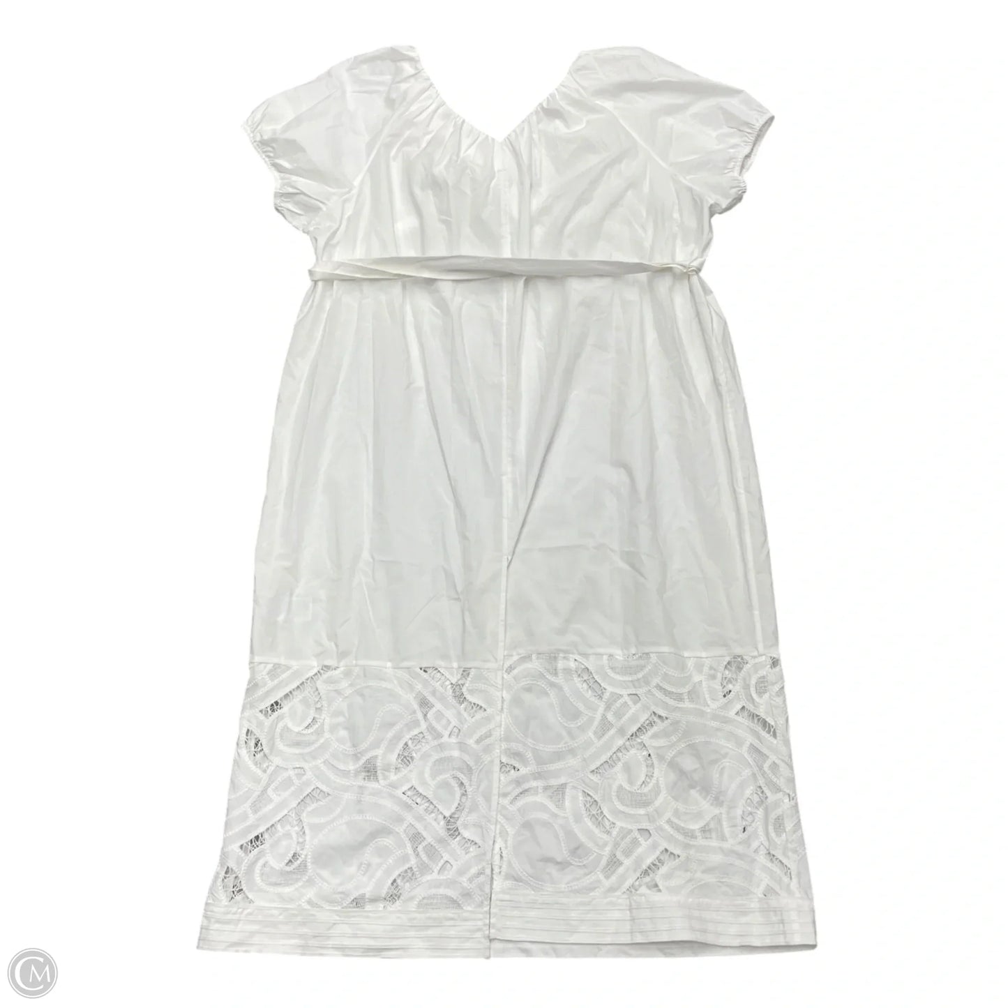 Dress Casual Midi By Banana Republic In White, Size: 1x