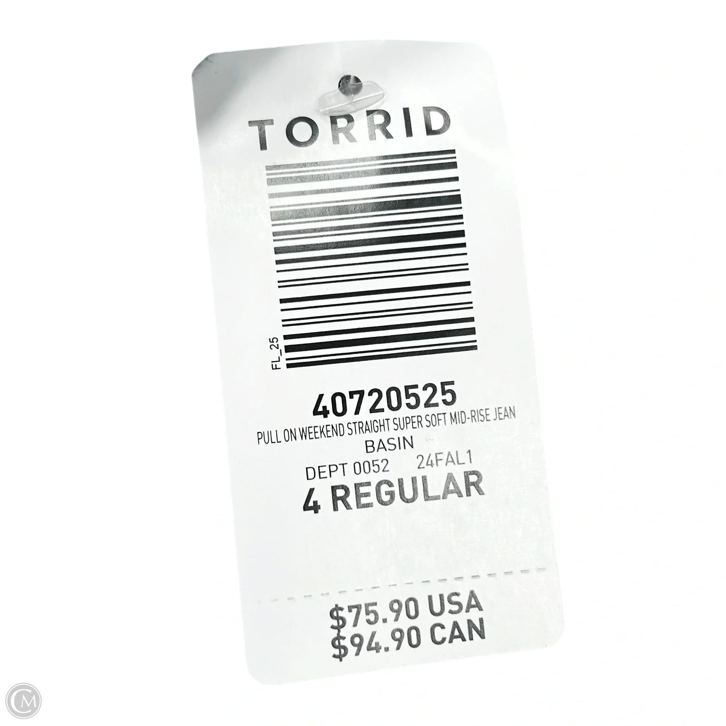 Jeans Straight By Torrid In Blue Denim, Size: 26