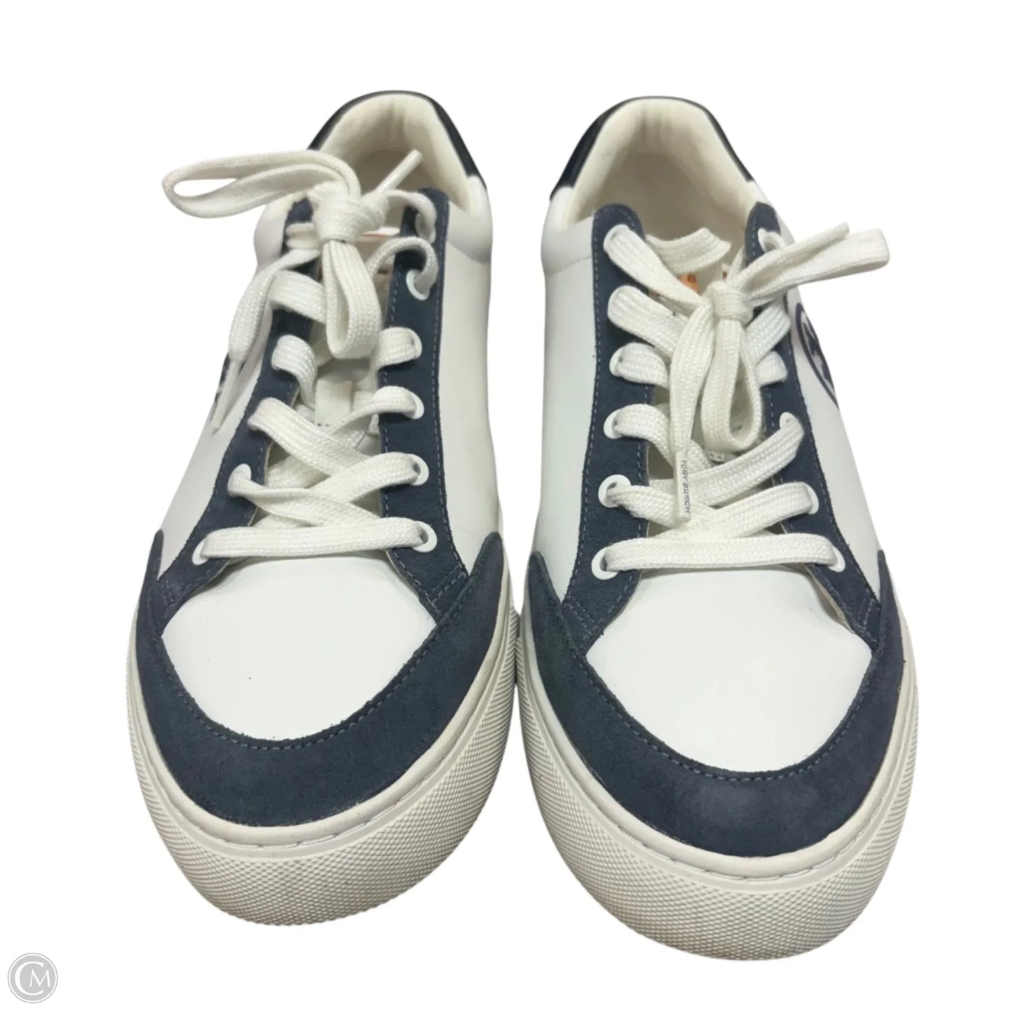 Shoes Designer By Tory Burch In Blue & White, Size: 11