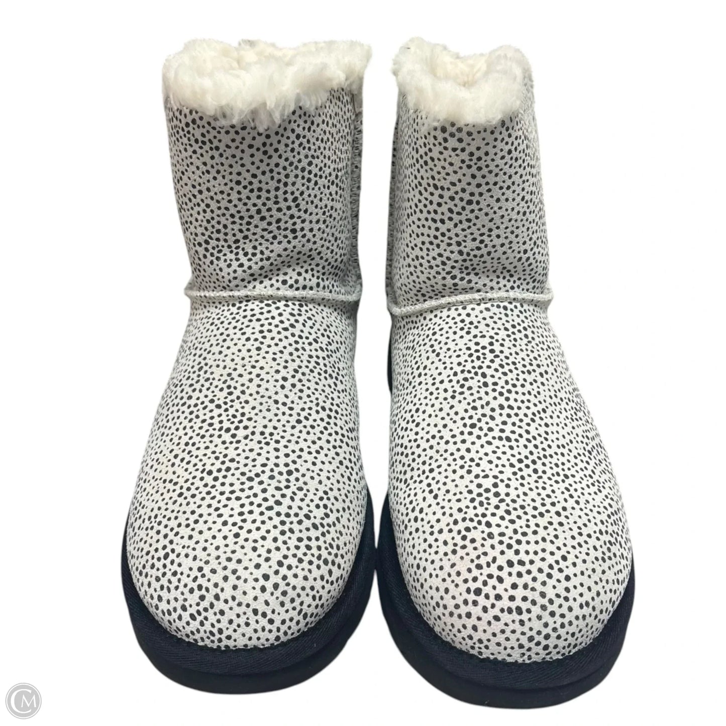 Boots Designer By Ugg In Black & Grey, Size: 11