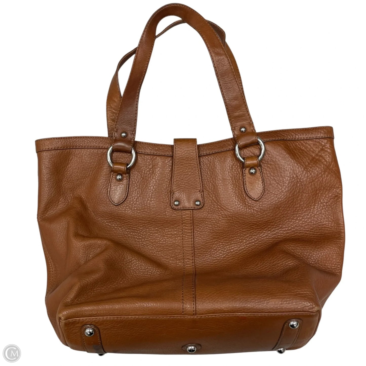 Handbag Leather By Banana Republic, Size: Large