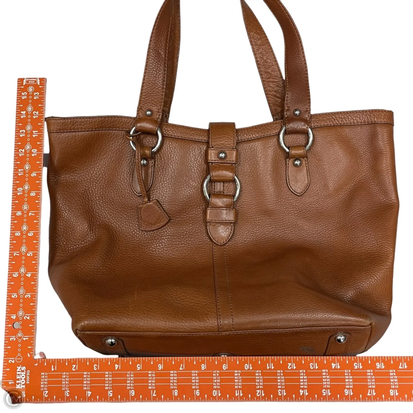 Handbag Leather By Banana Republic, Size: Large