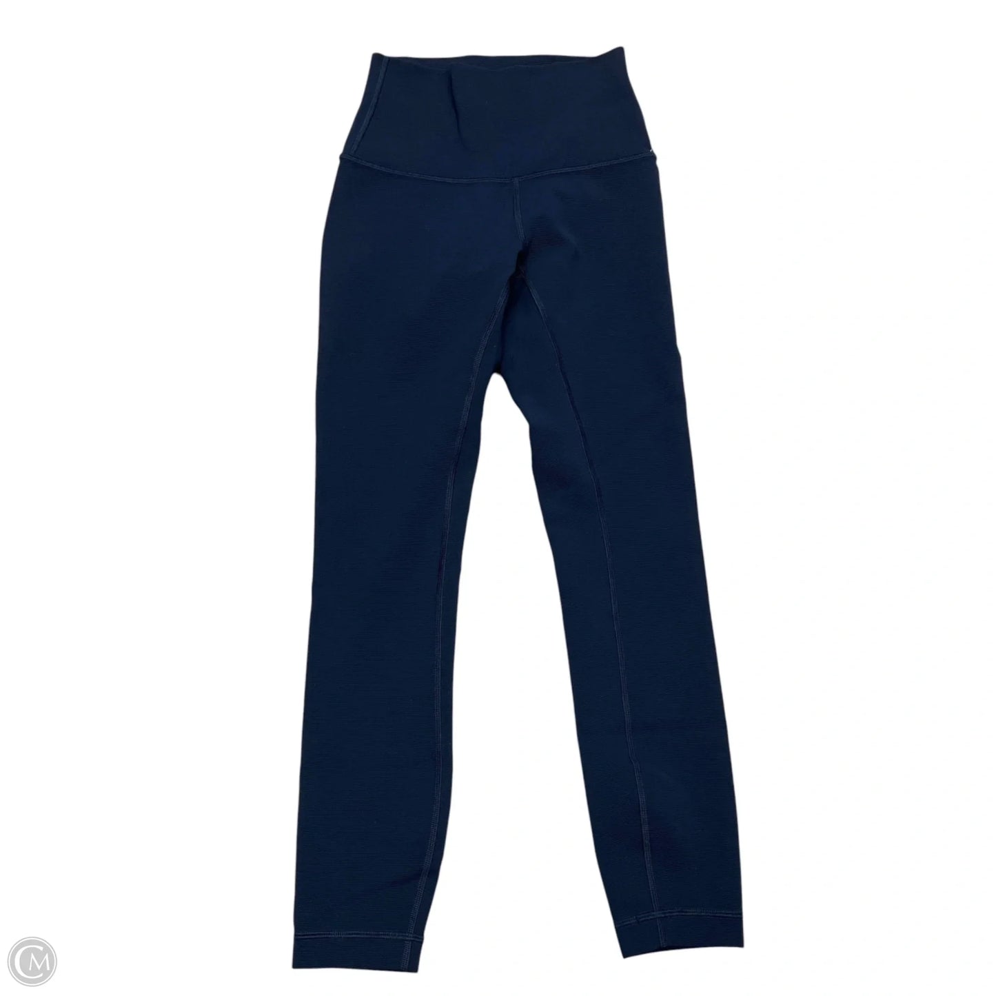 Athletic Leggings Capris By Lululemon In Navy, Size: Xs