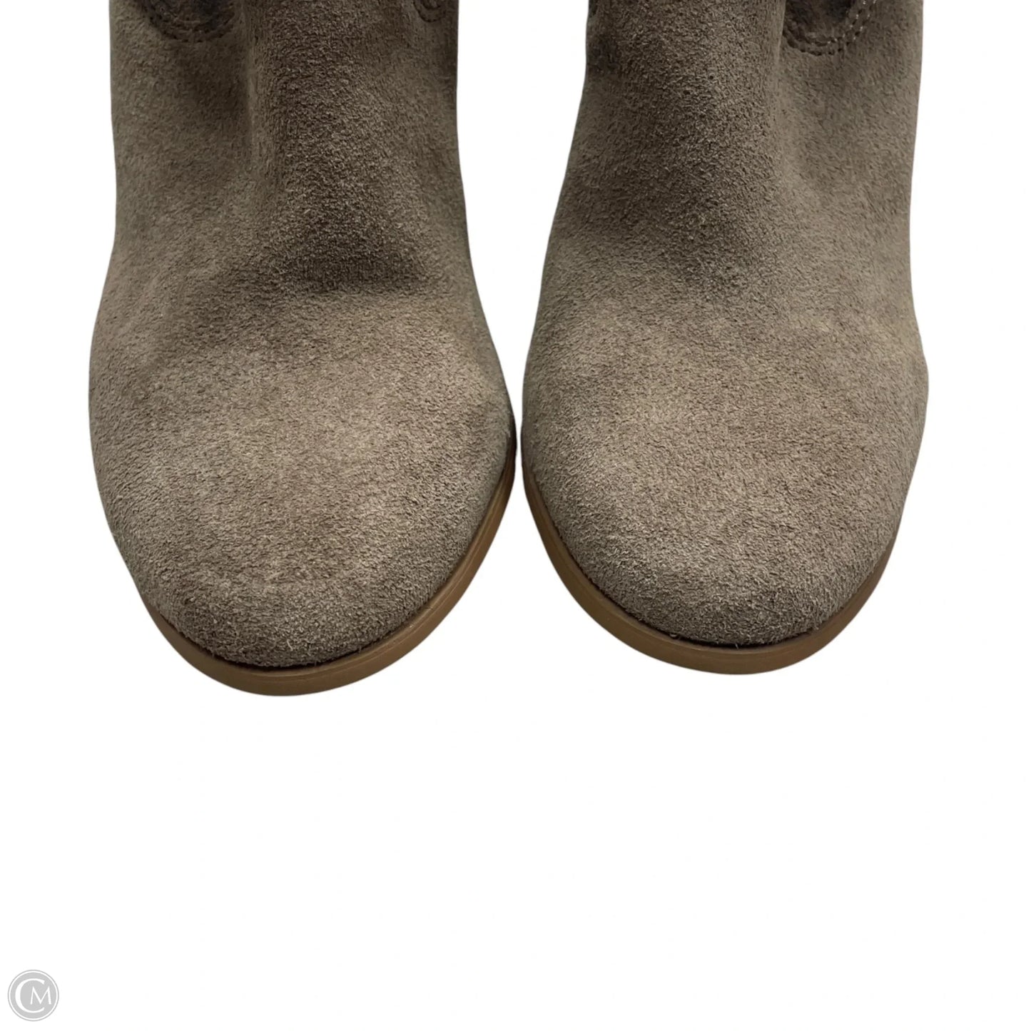 Boots Ankle Heels By Carlos By Carlos Santana In Taupe, Size: 6.5