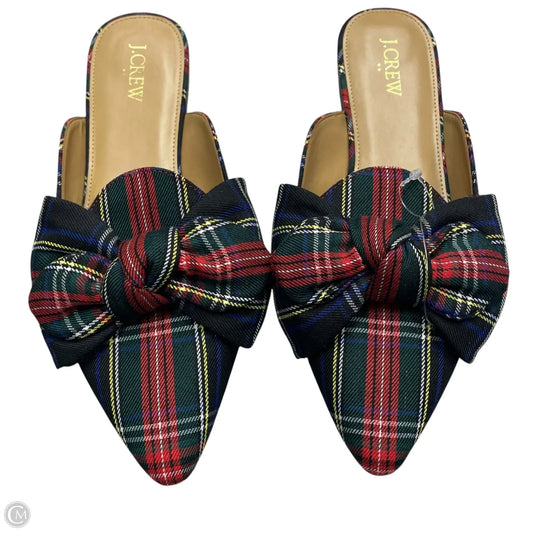 Shoes Flats By J. Crew In Plaid Pattern, Size: 9