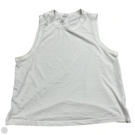 Athletic Tank Top By Lululemon In White, Size: S