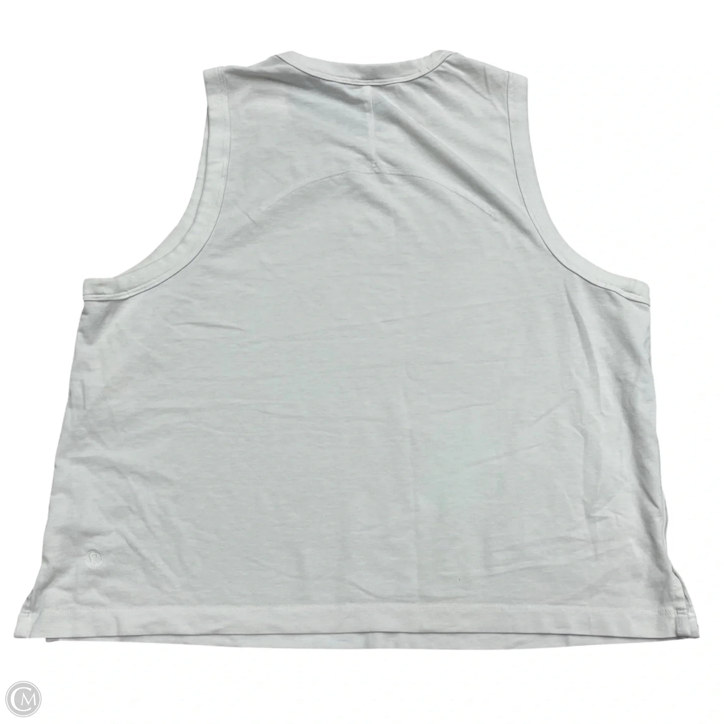 Athletic Tank Top By Lululemon In White, Size: S