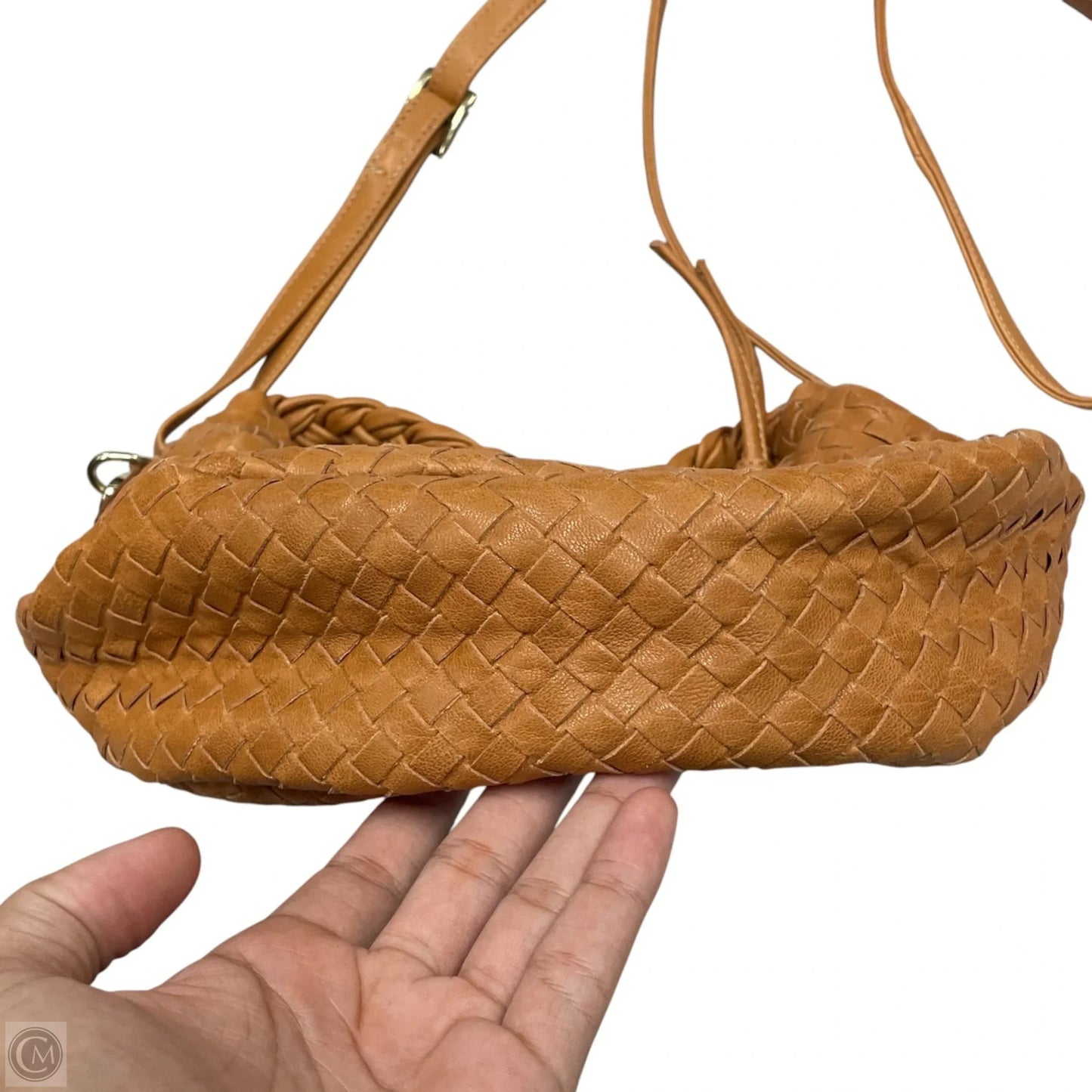 Crossbody Leather By Milaner, Size: Medium