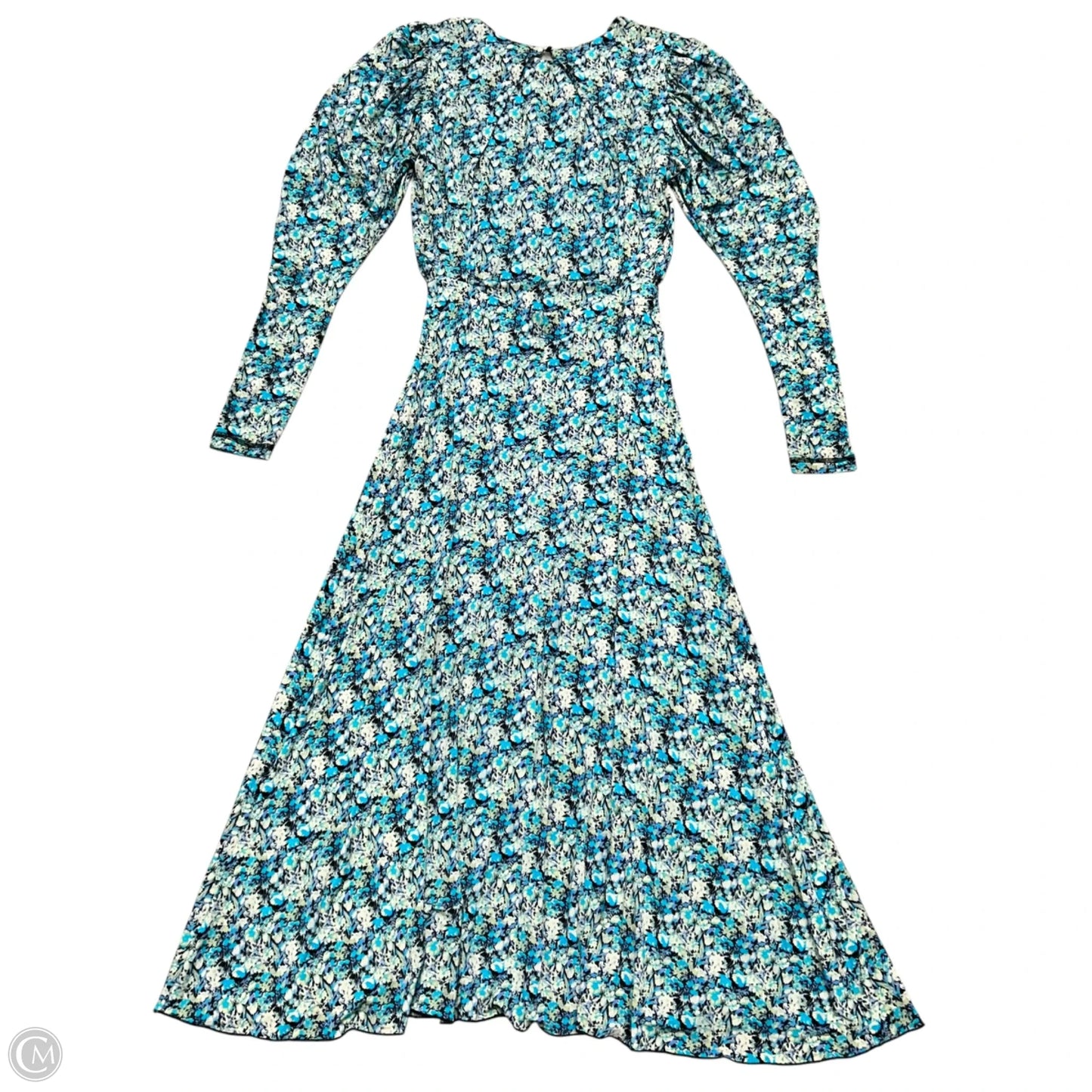 Dress Casual Maxi By Rotate In Blue & Green, Size: S