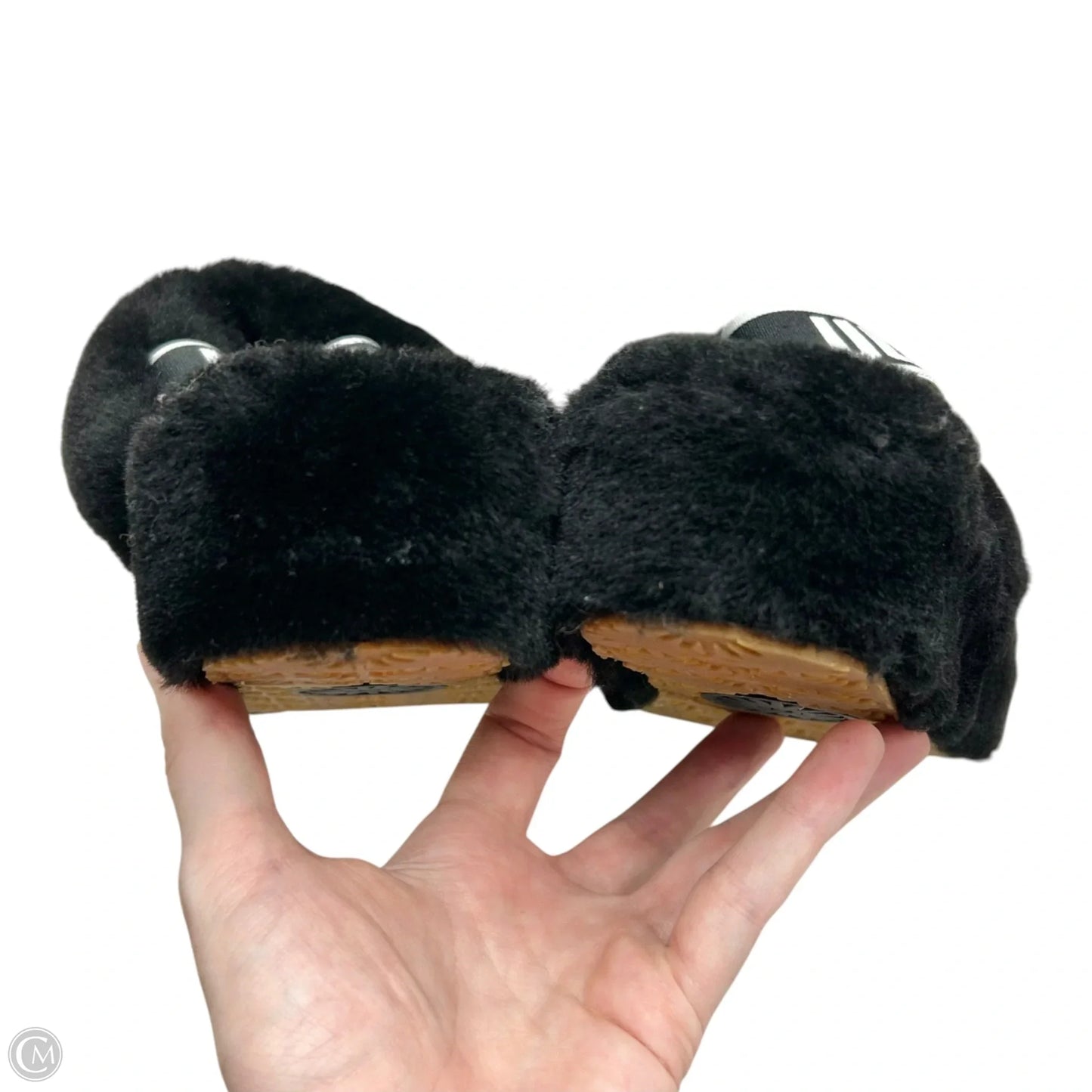 Slippers Designer By Ugg In Black, Size: 8