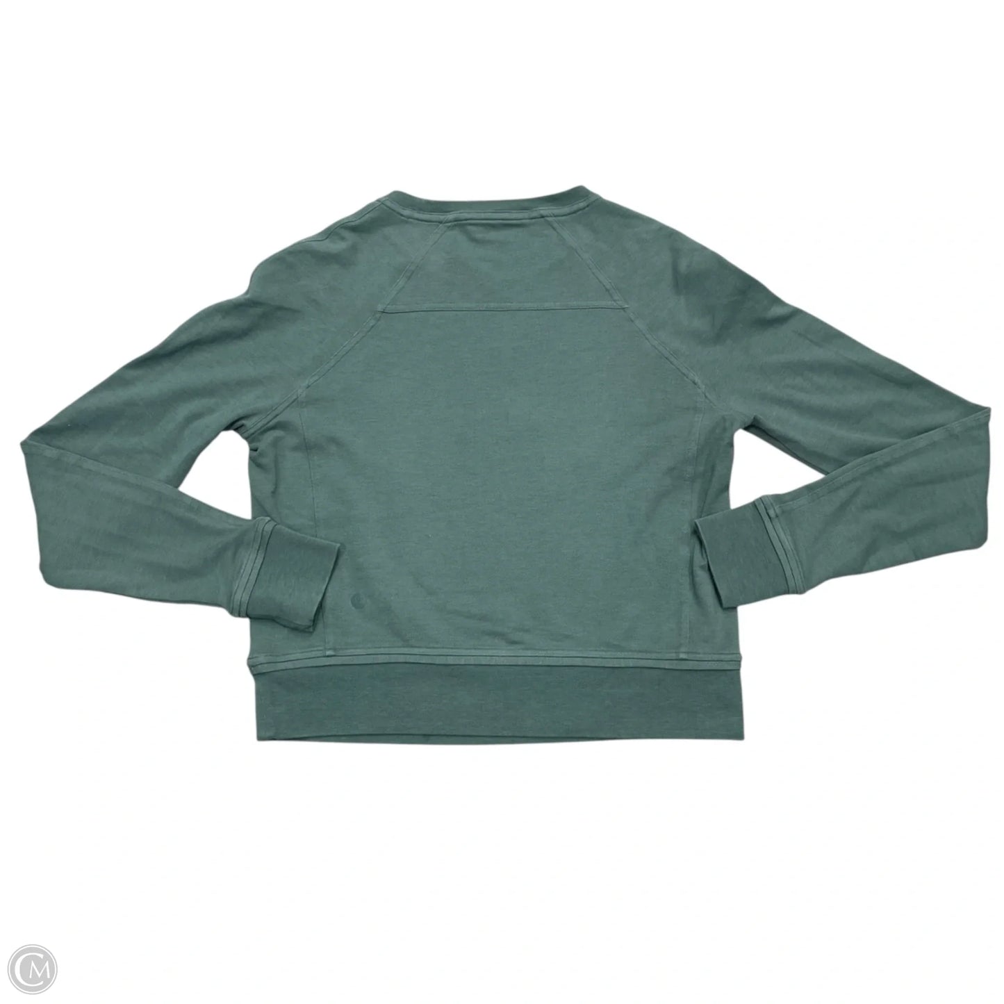 Athletic Top Long Sleeve Crewneck By Lululemon In Green, Size: S