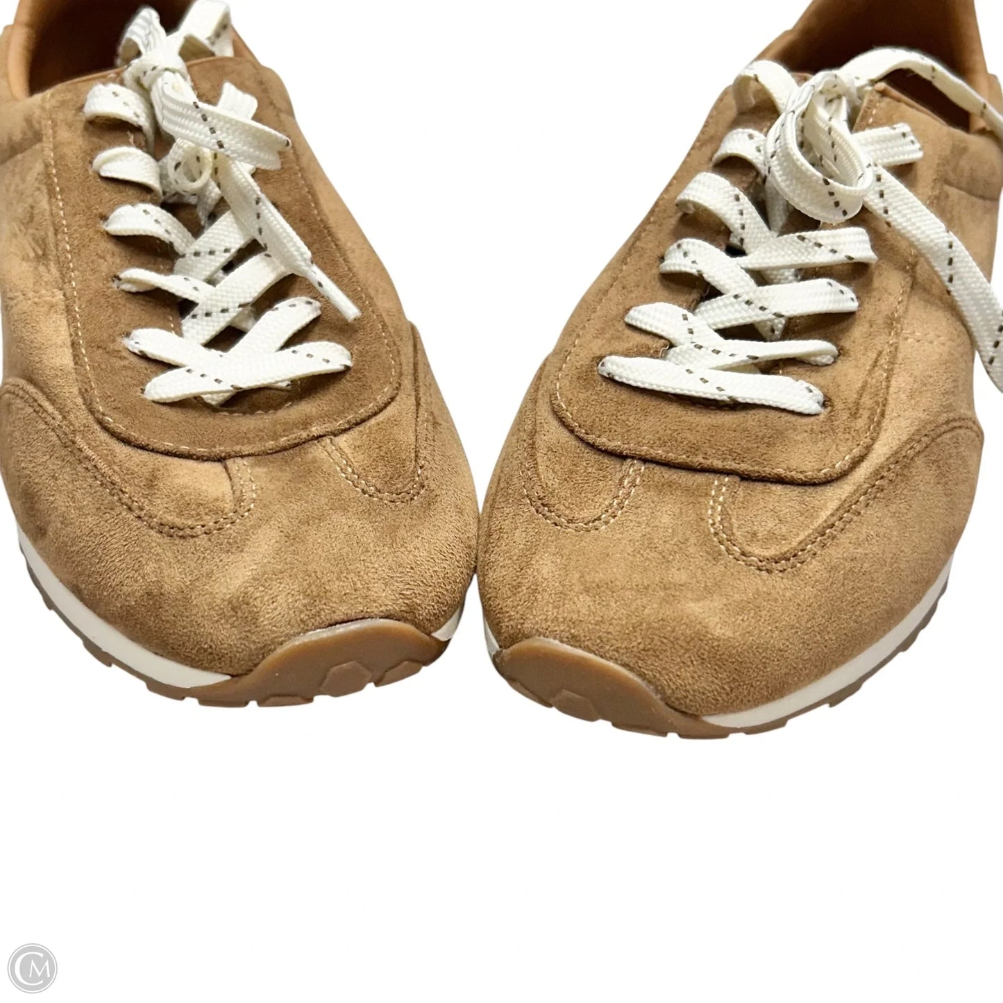 Shoes Sneakers By Madden Girl In Brown & White, Size: 8