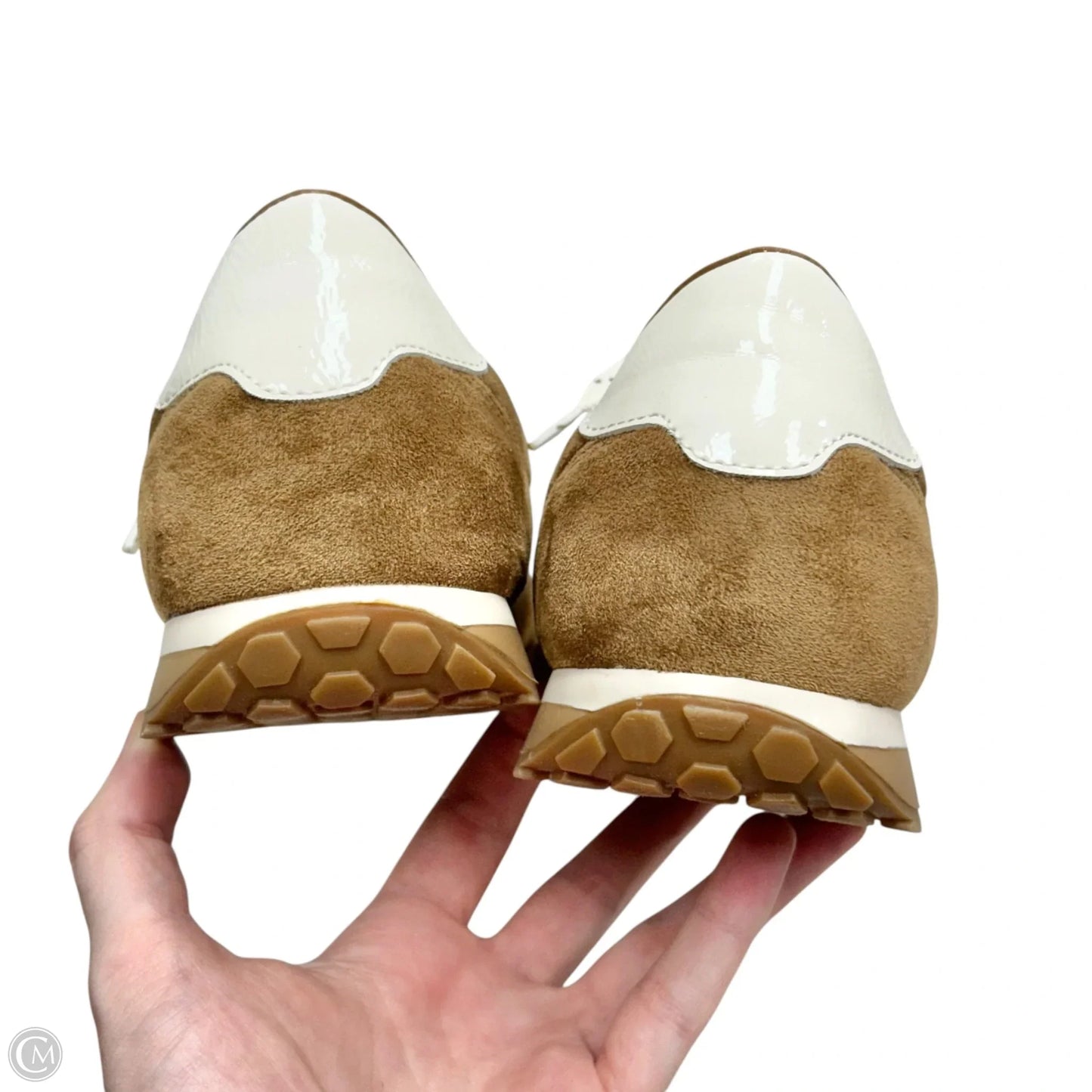 Shoes Sneakers By Madden Girl In Brown & White, Size: 8