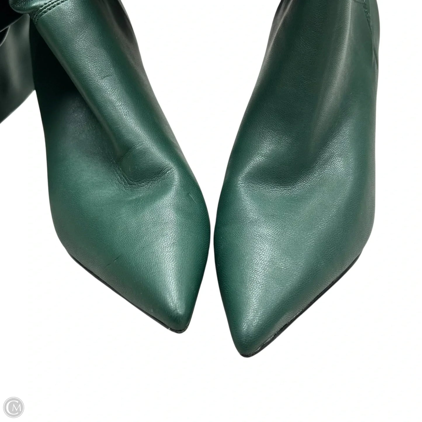 Boots Ankle Heels By Marc Fisher In Green, Size: 6.5