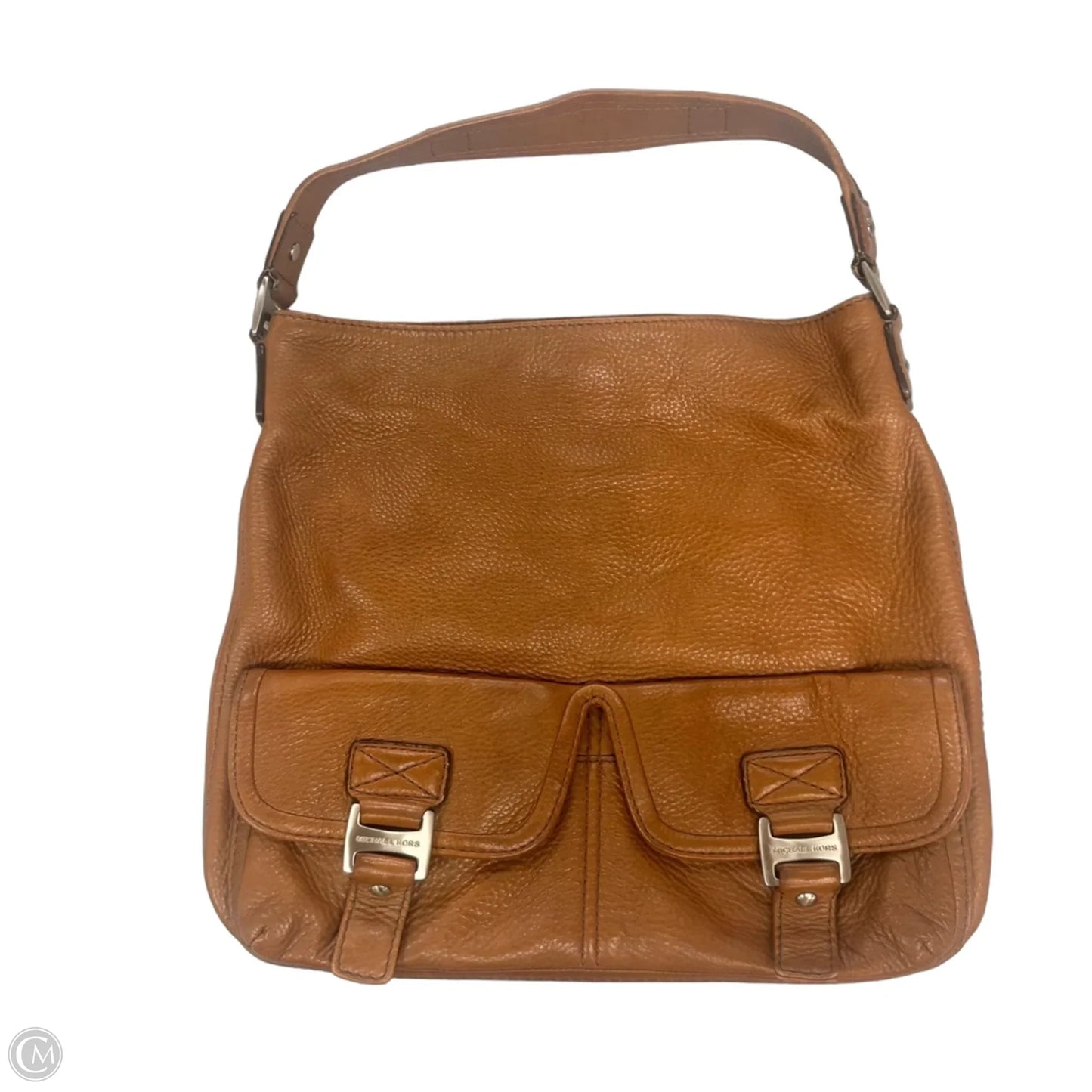 Handbag Leather By Michael By Michael Kors, Size: Large