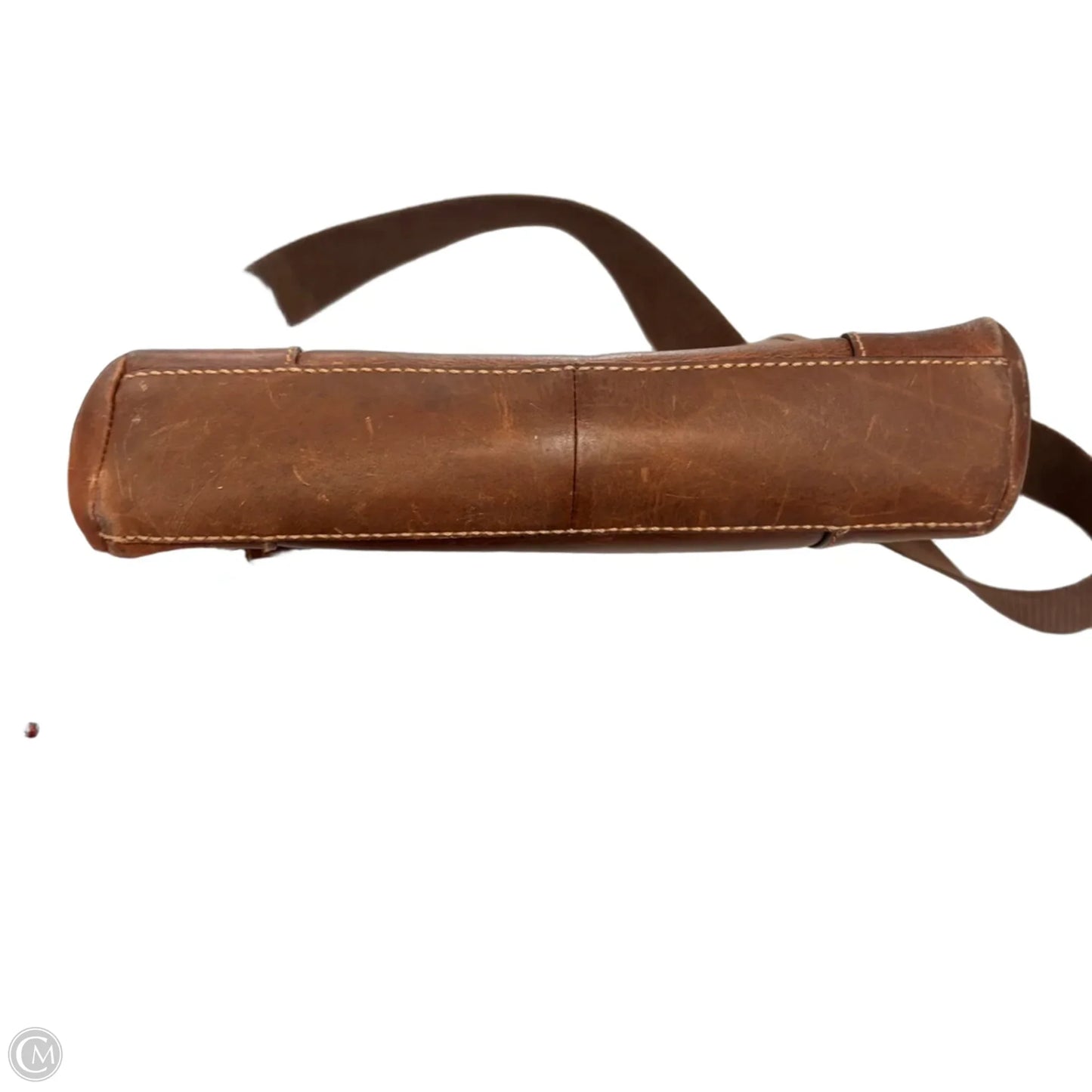 Crossbody Leather By Fossil, Size: Large