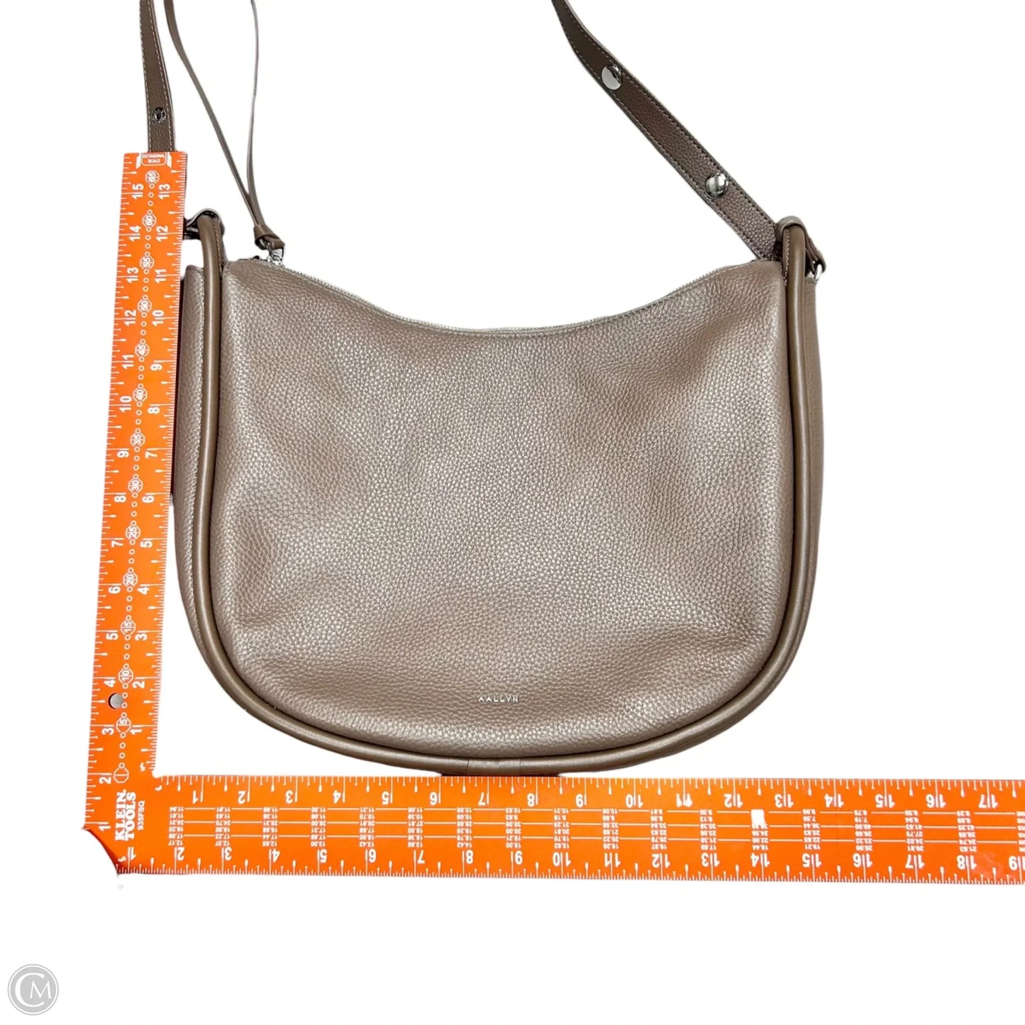 Crossbody Leather By Aallyn, Size: Large