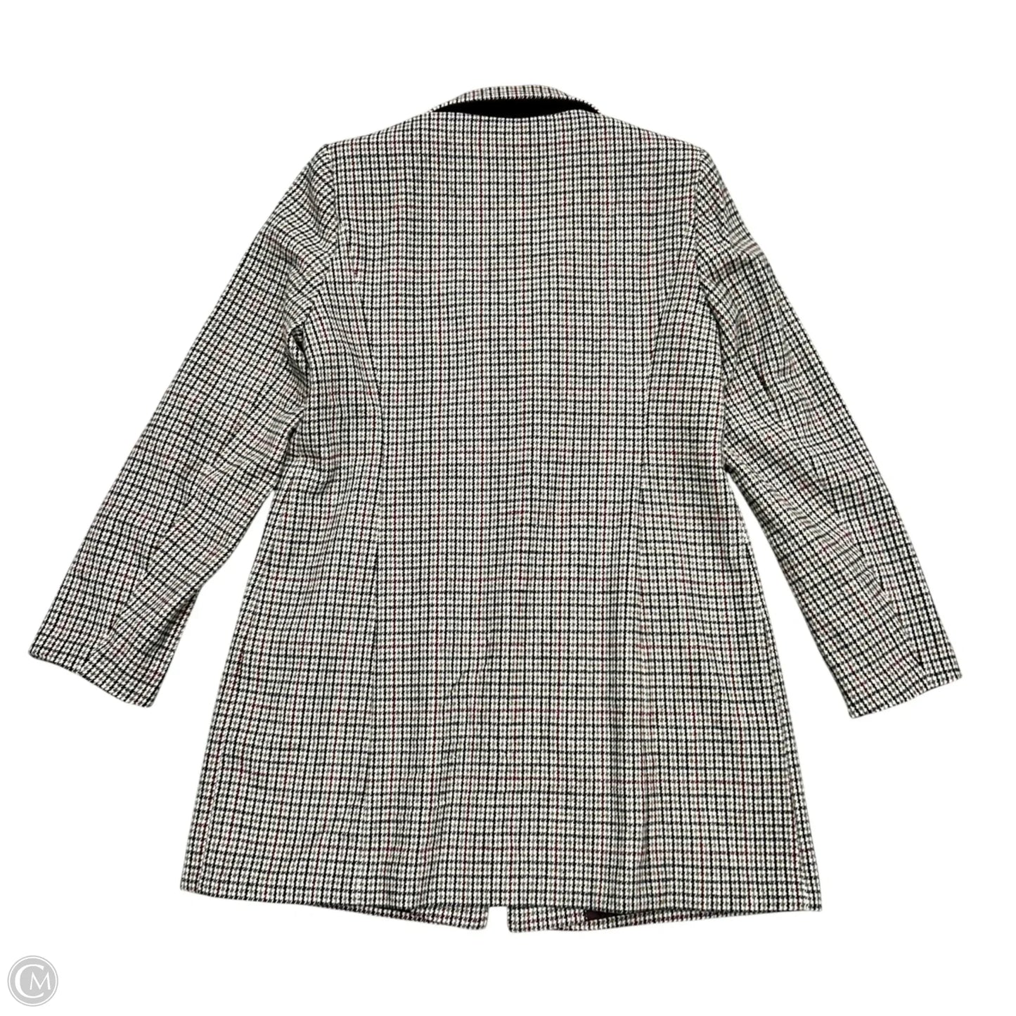 Coat Wool By Maralyn + Me In Plaid Pattern, Size: L