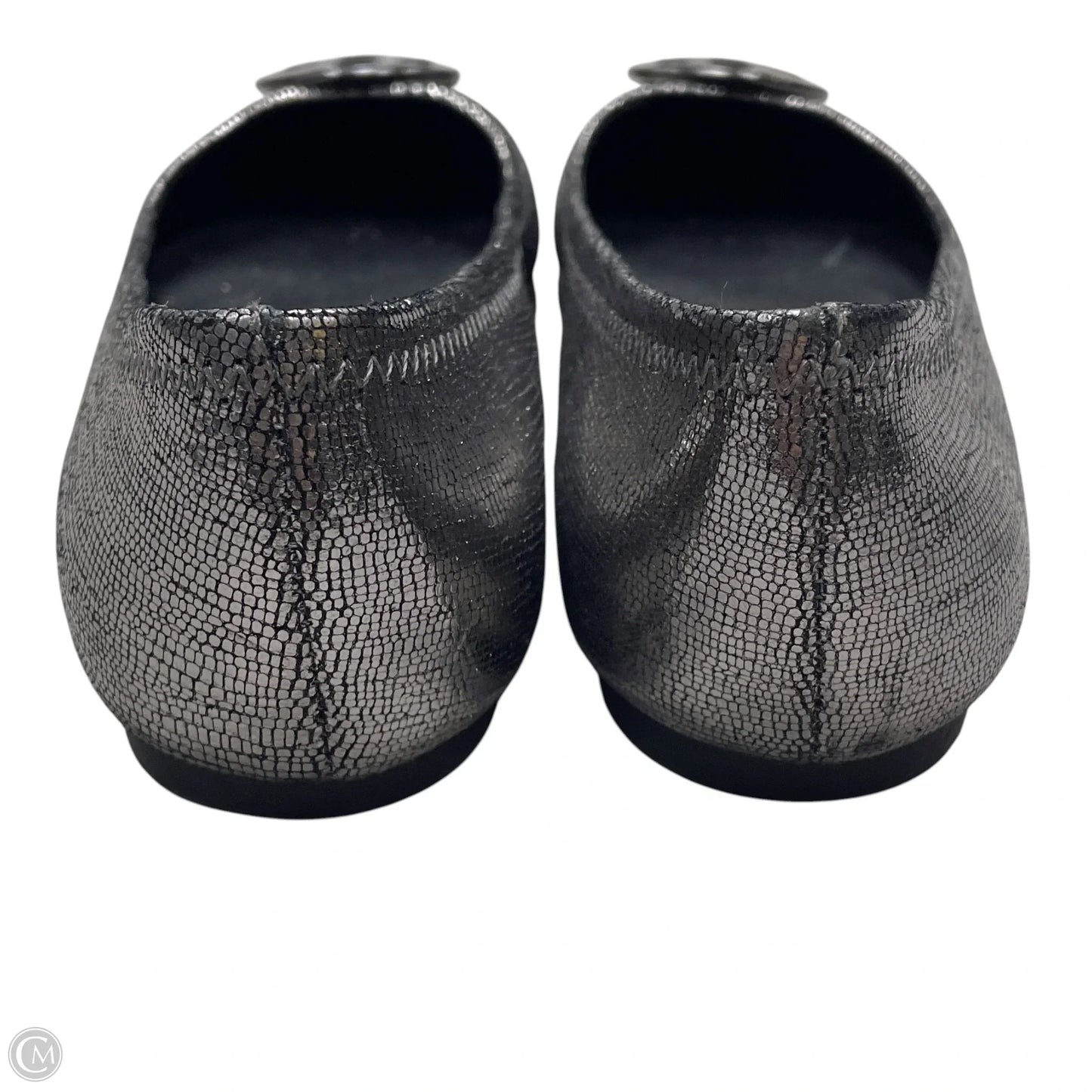 Shoes Designer By Tory Burch In Silver, Size: 7.5