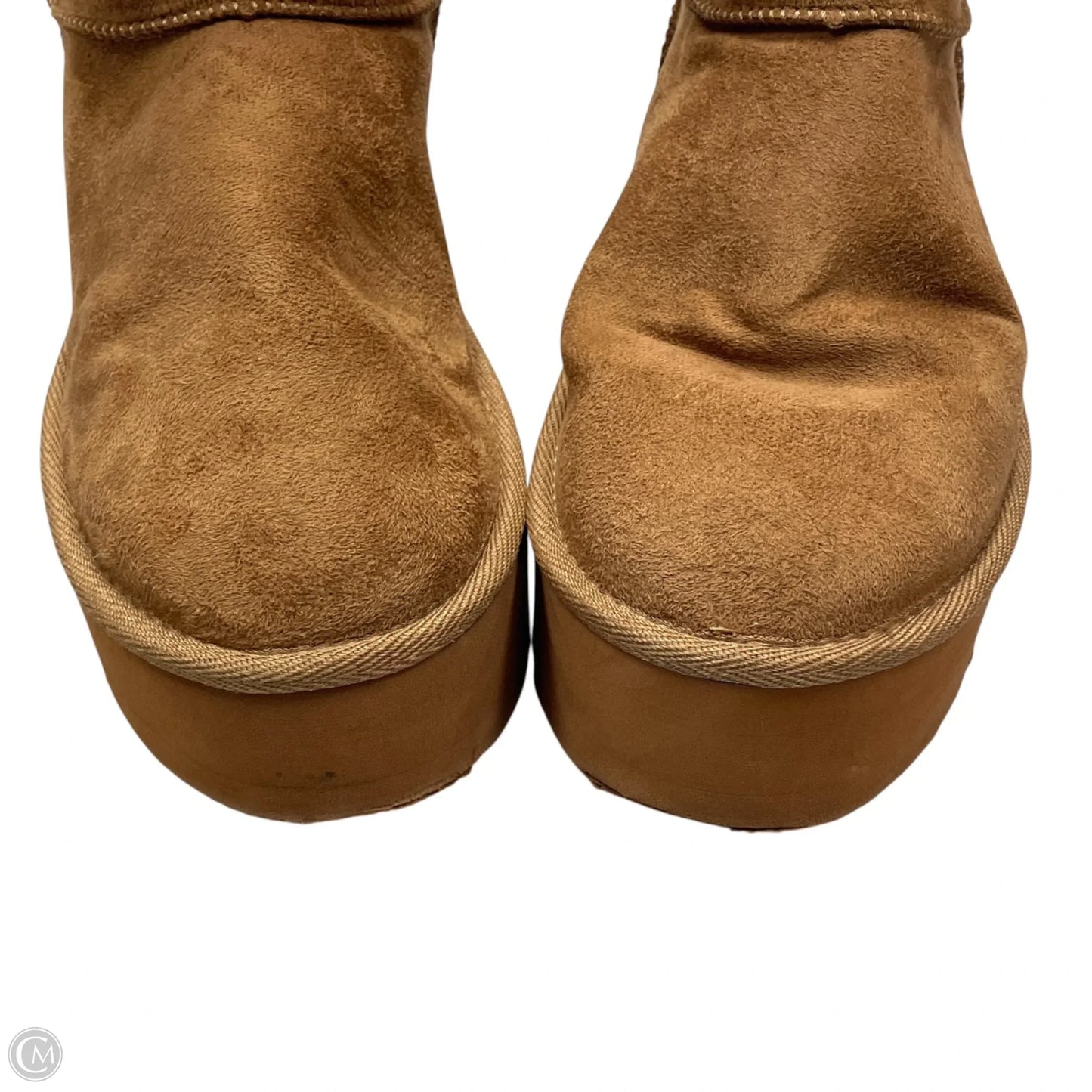 Boots Ankle Flats By Shoedazzle In Brown, Size: 8