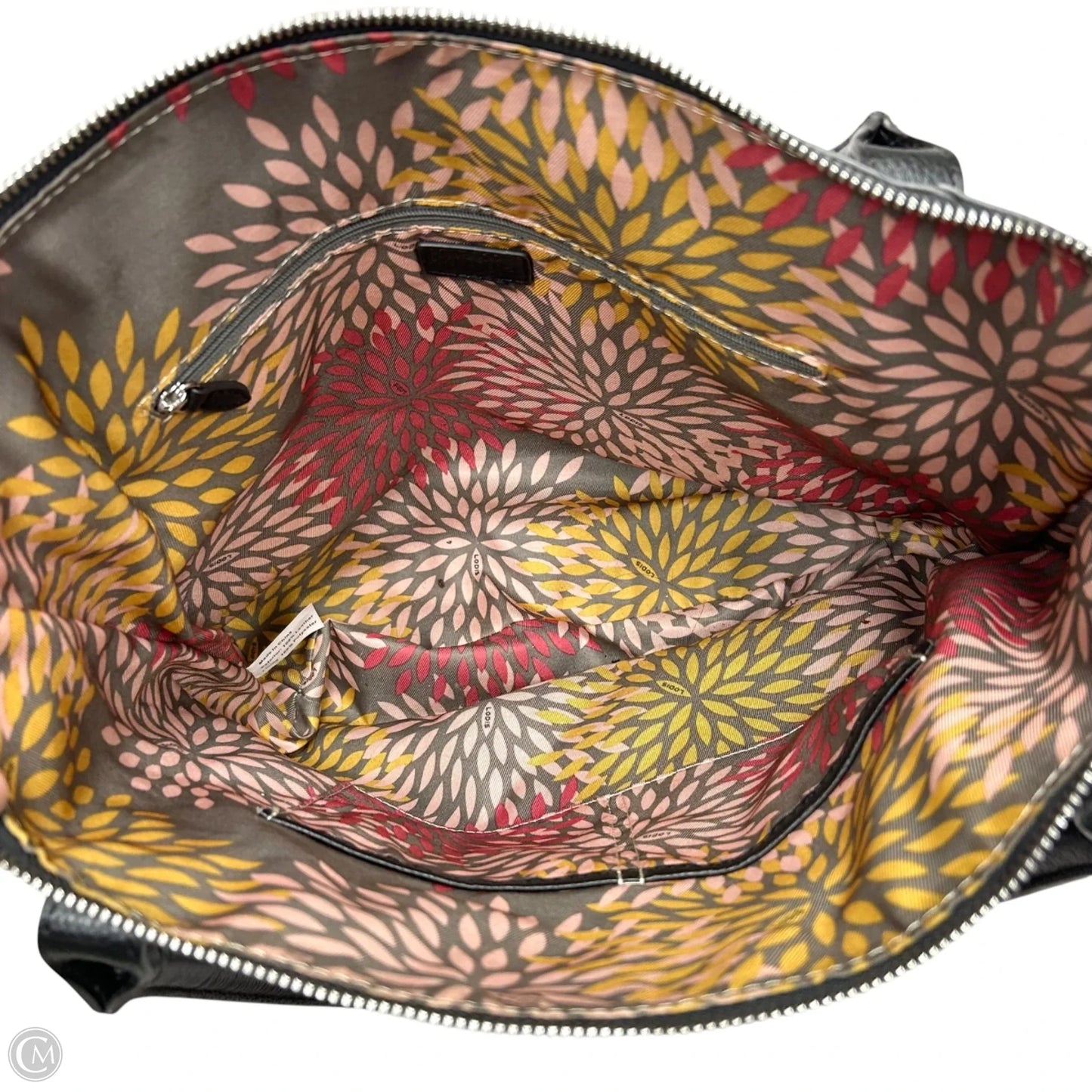 Handbag Leather By Lodis, Size: Large