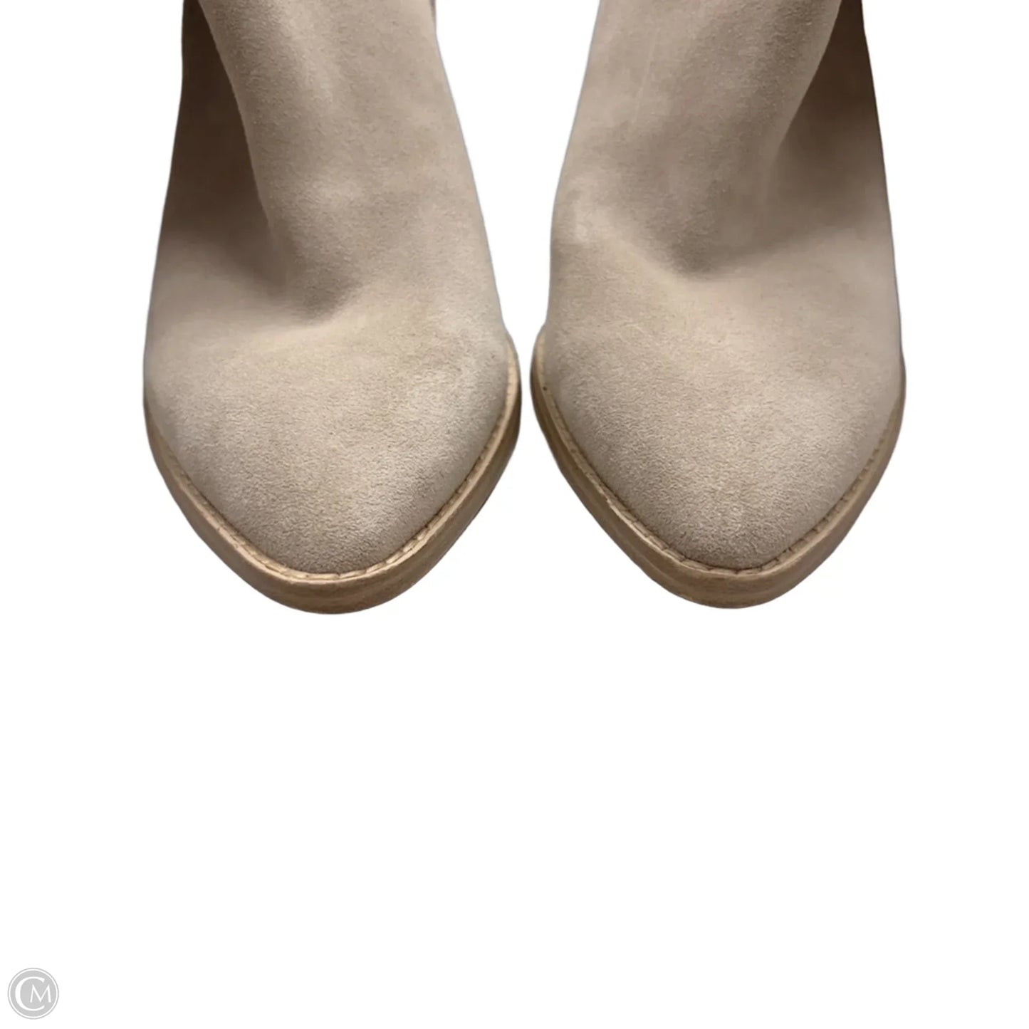Boots Knee Heels By Steve Madden In Cream, Size: 7.5