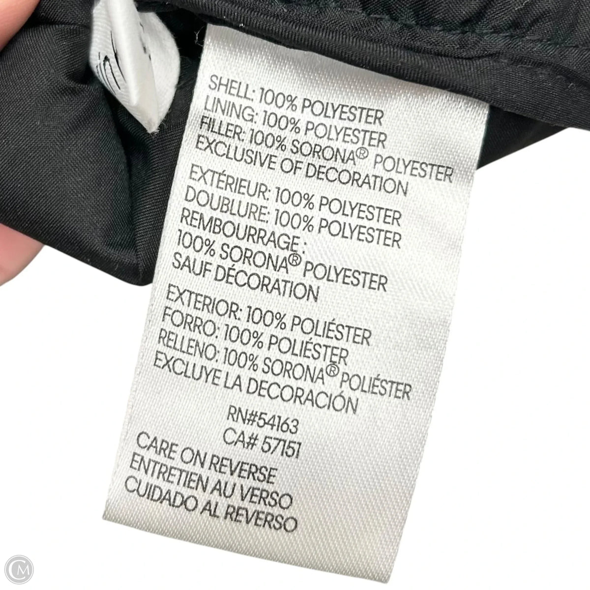 Jacket Puffer & Quilted By Calvin Klein In Tan, Size: M
